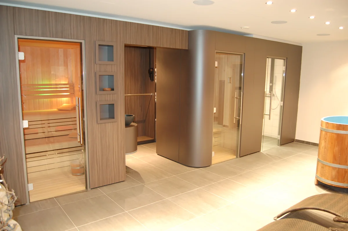 Finnish sauna and modern infrared sauna